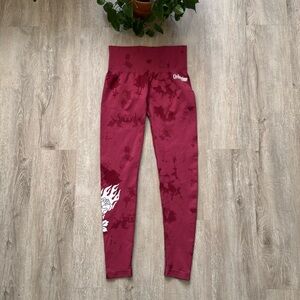 Civil Regime Blush Red Reaper Kelly‎ Seamless Leggings Athletic Size Small